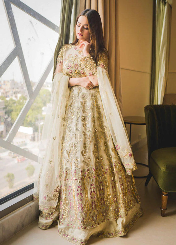 Maria Osama Khan Luxury Pret  Net 3 Piece MOK22MYT MELANIE
