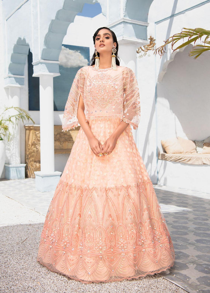 Maria Osama Khan Luxury Pret  Net 2 Piece MOK22MYT CAROLINE (Style-2)