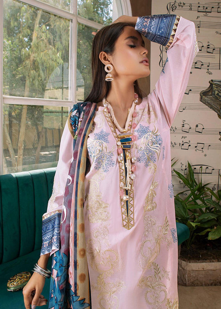 Chandelier By Mystique Embroidered Lawn Suits Unstitched 3 Piece MYS22C FC-03 - Festive Collection