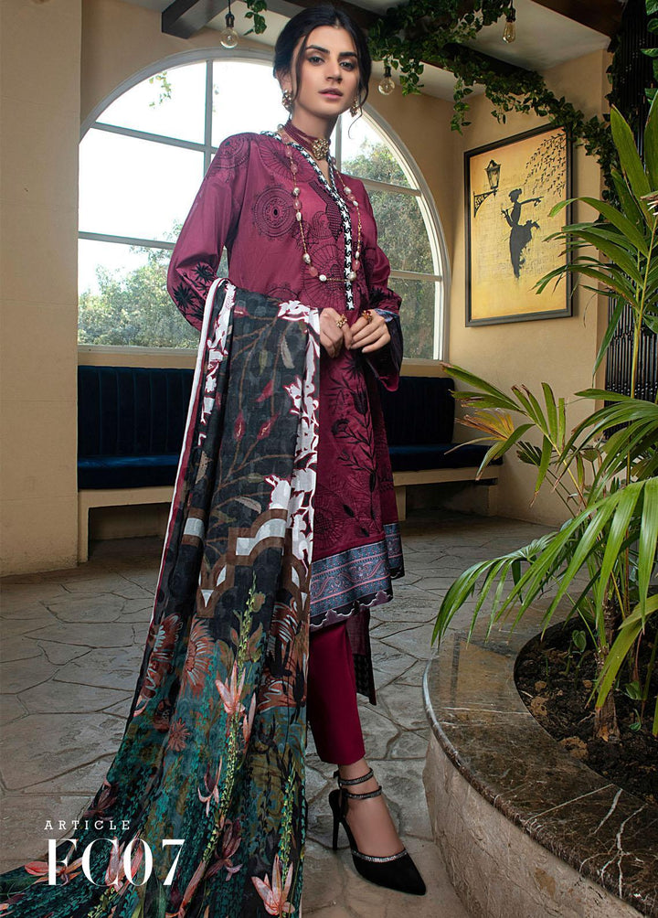 Chandelier By Mystique Embroidered Lawn Suits Unstitched 3 Piece MYS22C FC-07 - Festive Collection