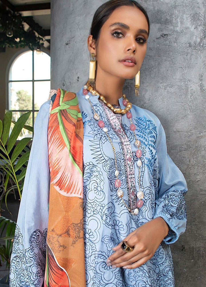 Chandelier By Mystique Embroidered Lawn Suits Unstitched 3 Piece MYS22C FC-08 - Festive Collection