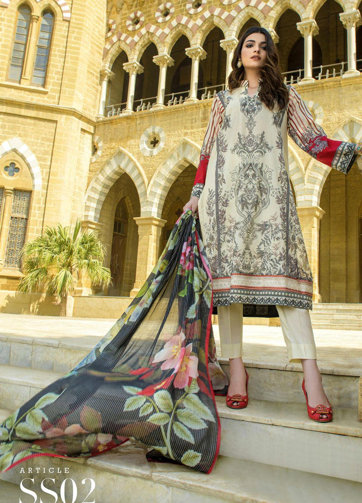 Mystique Embroidered Lawn Suits Unstitched 3 Piece MYS21SS 02 - Spring / Summer Collection