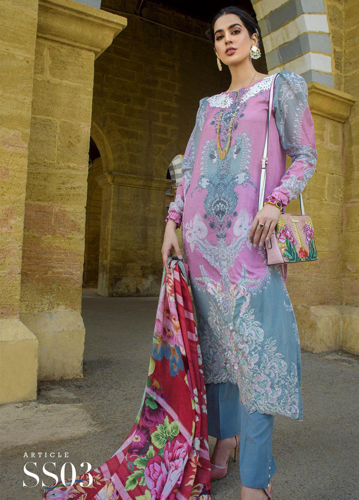 Mystique Embroidered Lawn Suits Unstitched 3 Piece MYS21SS 03 - Spring / Summer Collection