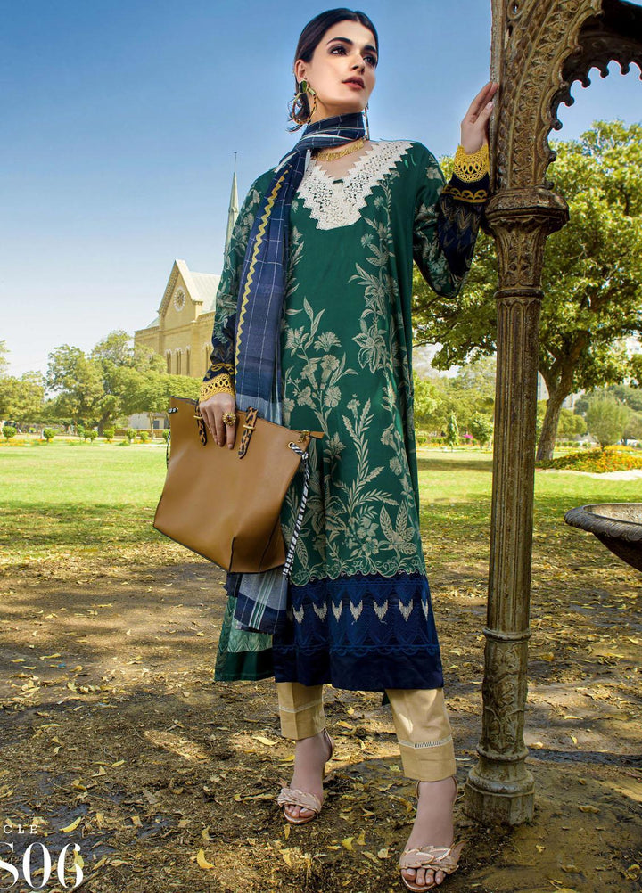 Mystique Embroidered Lawn Suits Unstitched 3 Piece MYS21SS 06 - Spring / Summer Collection