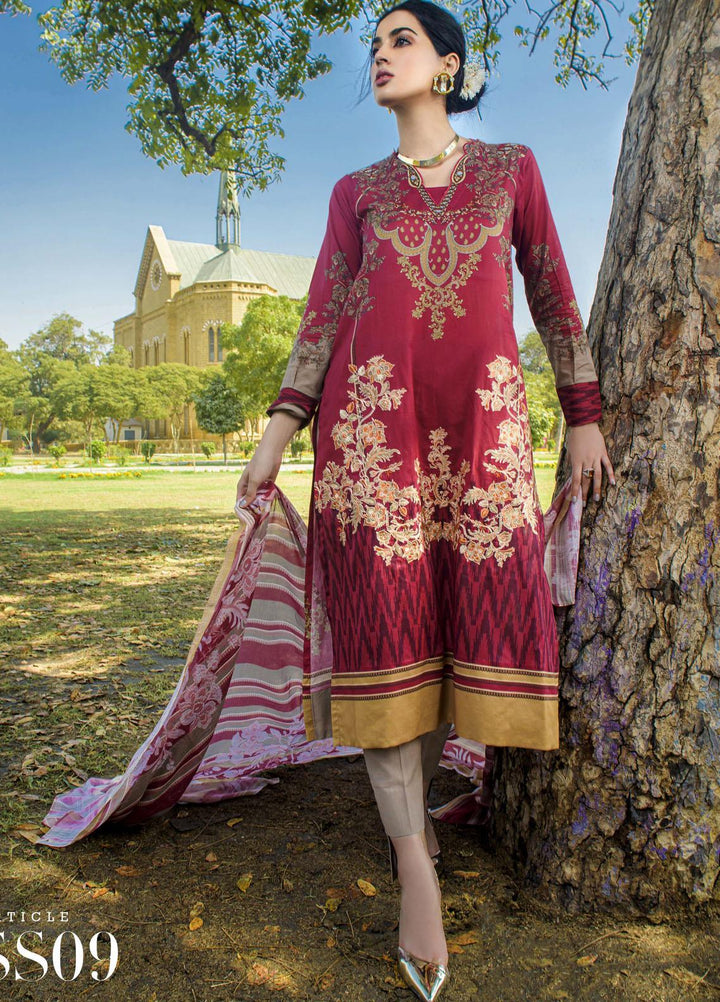 Mystique Embroidered Lawn Suits Unstitched 3 Piece MYS21SS 09 - Spring / Summer Collection
