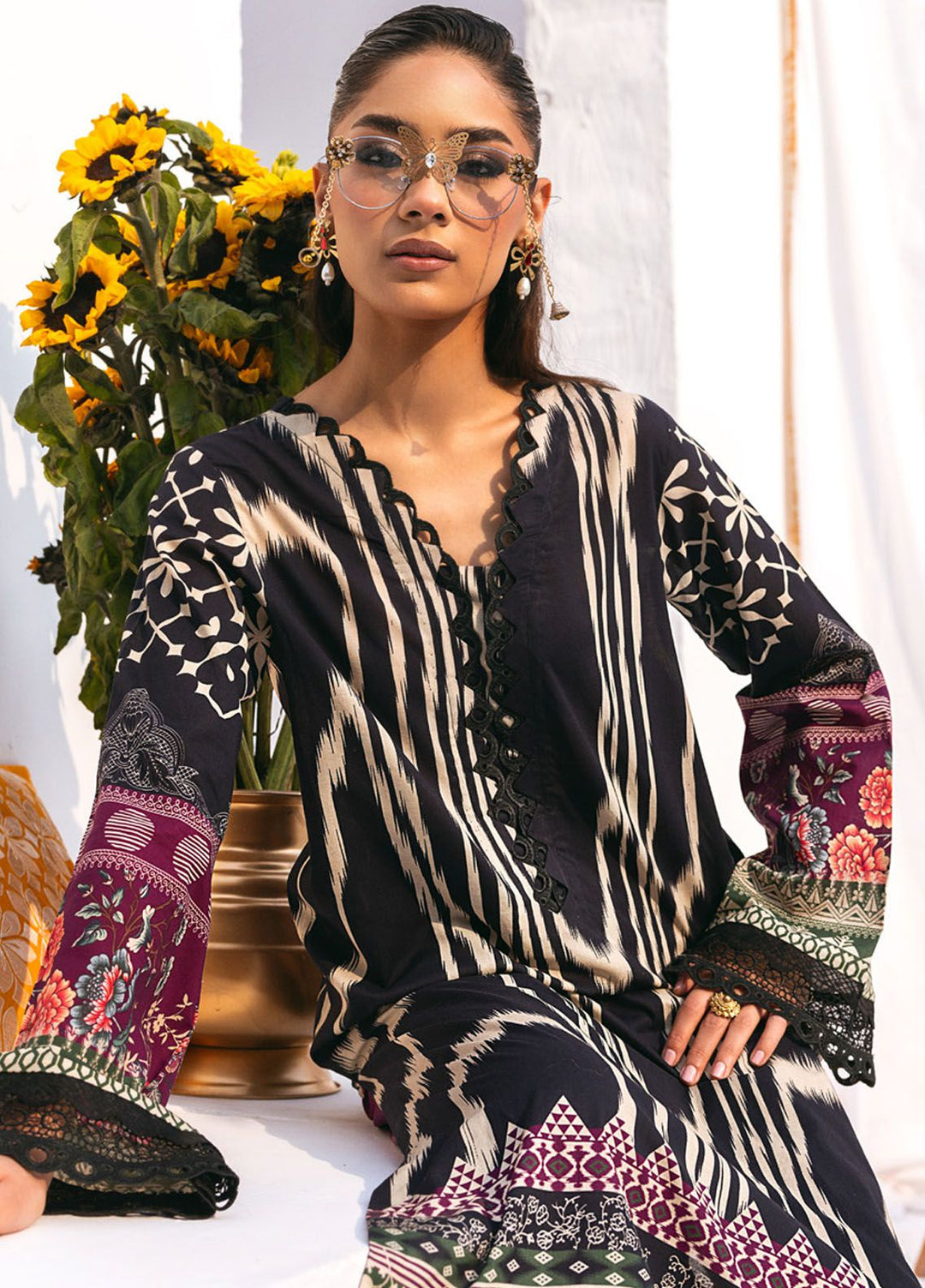 N Girl by Nureh Printed Lawn Suits Unstitched 2 Piece NU24NG NGL-02 - Summer Collection