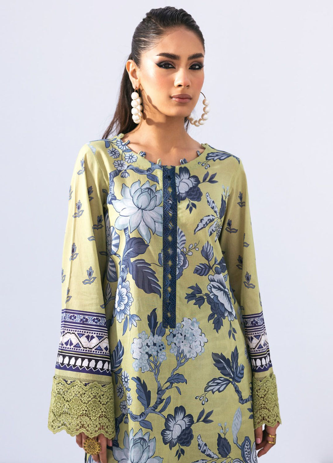 N Girl by Nureh Printed Lawn Suits Unstitched 2 Piece NU24NG NGL-07 - Summer Collection