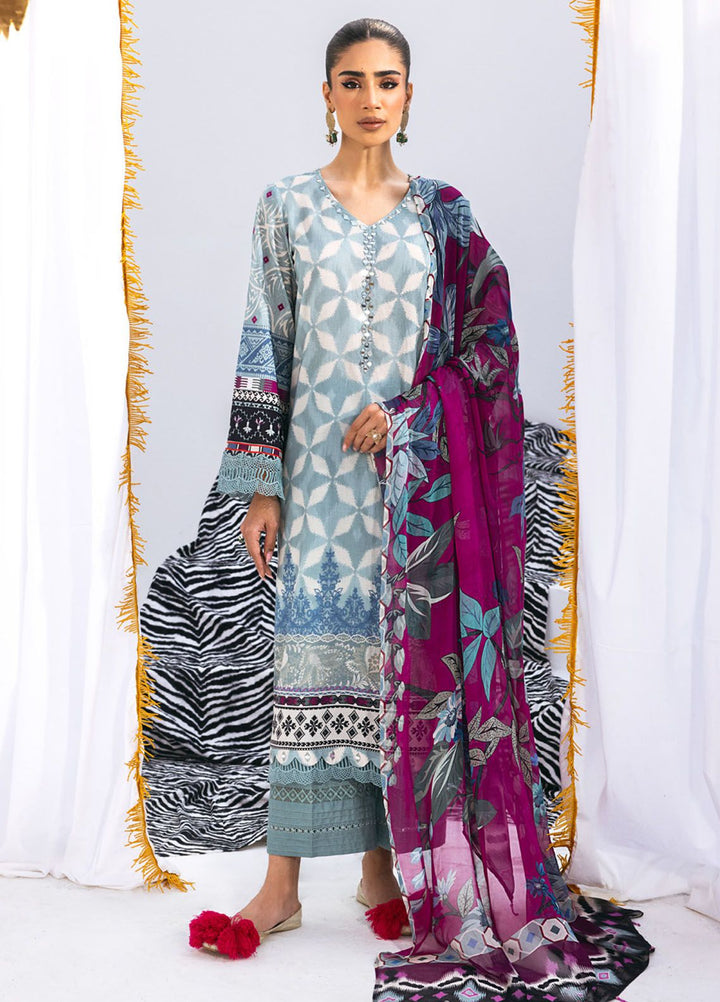 N Girl by Nureh Printed Lawn Suits Unstitched 2 Piece NU24NG NGL-09 - Summer Collection