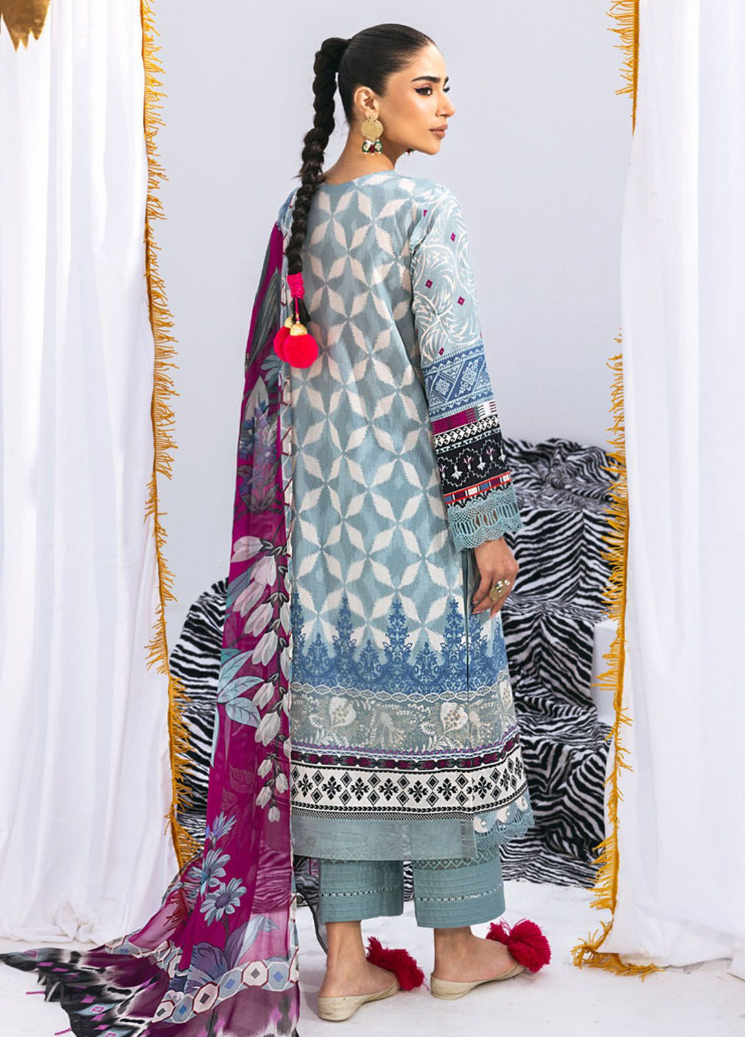 N Girl by Nureh Printed Lawn Suits Unstitched 2 Piece NU24NG NGL-09 - Summer Collection