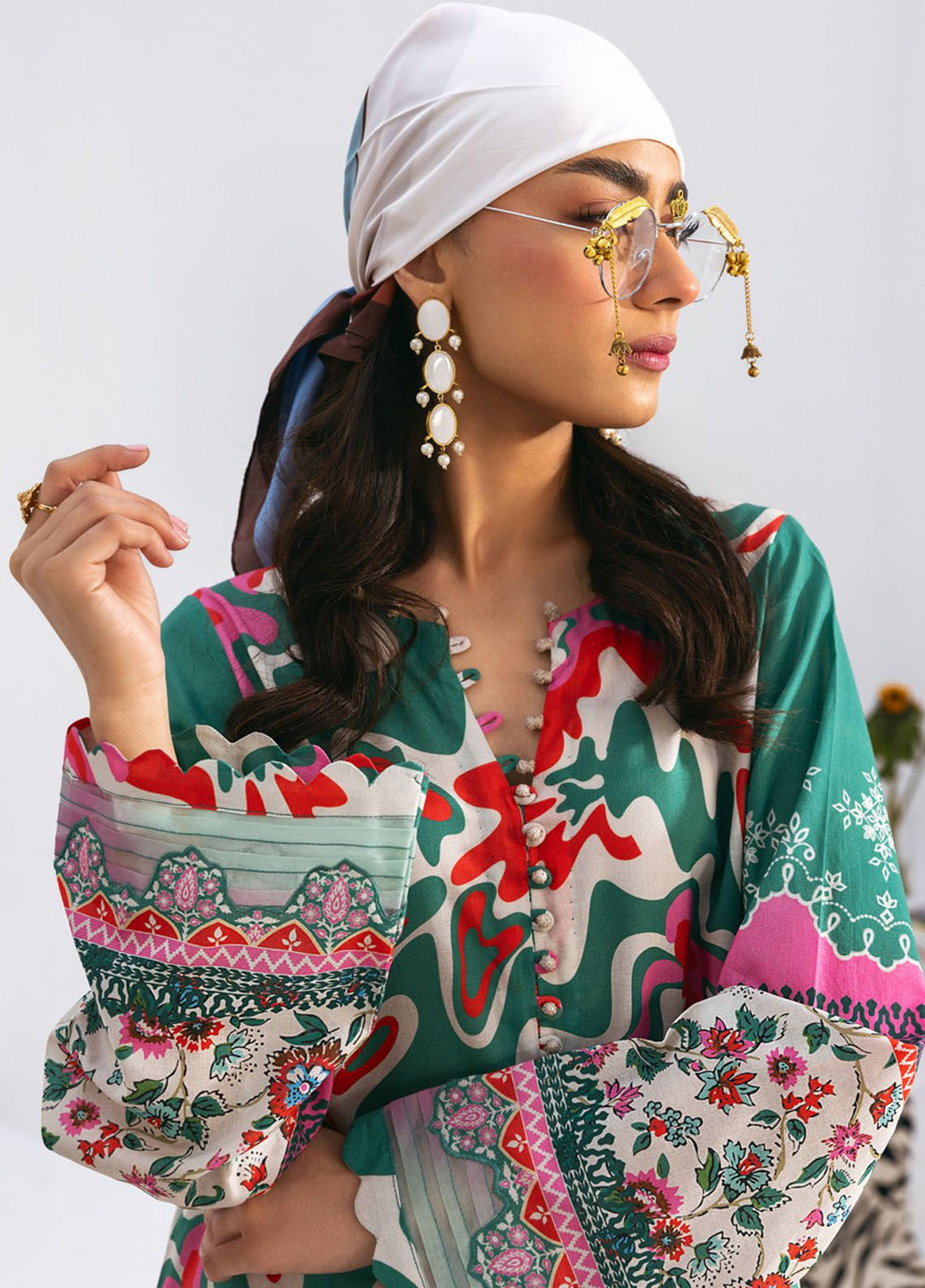 N Girl by Nureh Printed Lawn Suits Unstitched 2 Piece NU24NG NGL-10 - Summer Collection