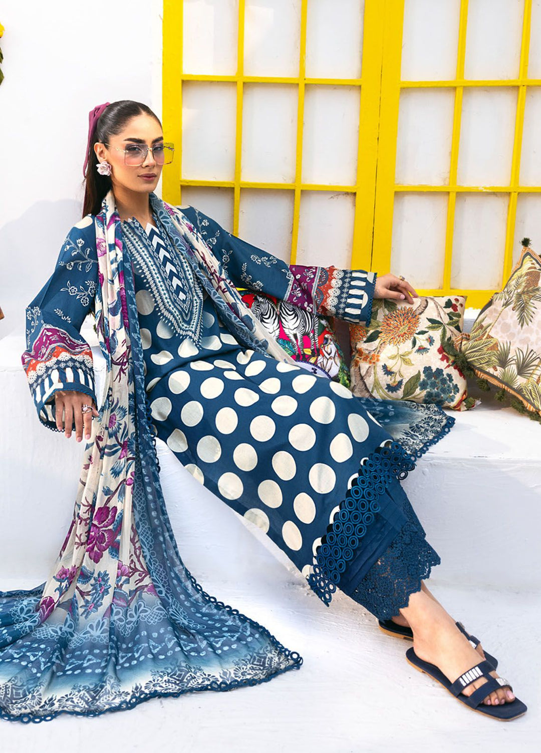 N Girl by Nureh Printed Lawn Suits Unstitched 2 Piece NU24NG NGL-12 - Summer Collection