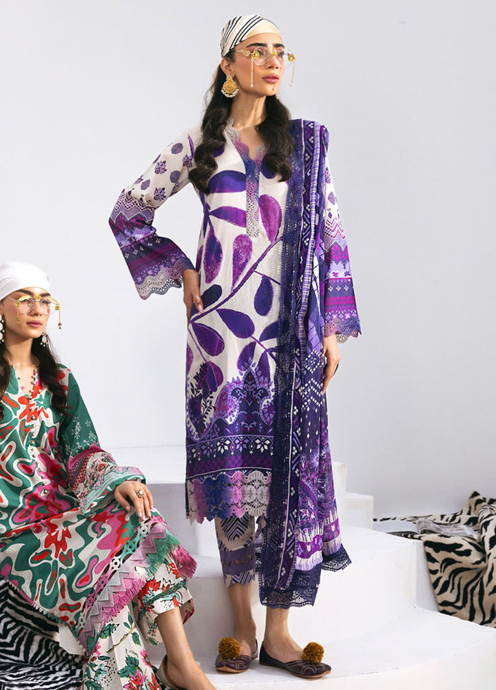 N Girl by Nureh Printed Lawn Suits Unstitched 3 Piece NU24NG NGL-03 - Summer Collection