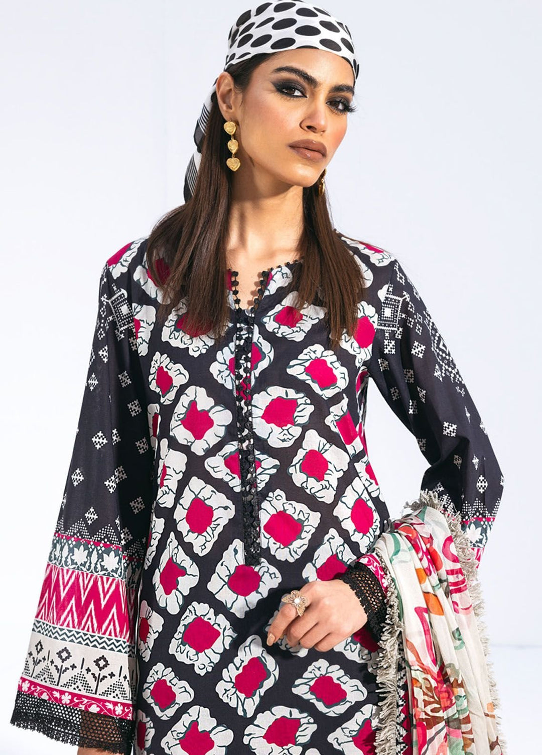 N Girl by Nureh Printed Lawn Suits Unstitched 3 Piece NU24NG NGL-05 - Summer Collection