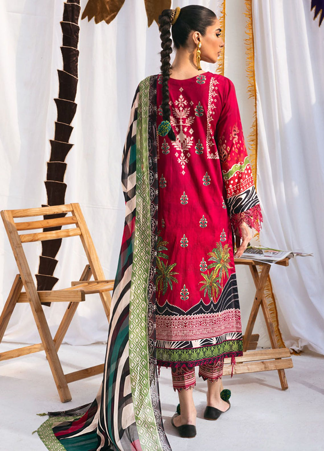 N Girl by Nureh Printed Lawn Suits Unstitched 3 Piece NU24NG NGL-08 - Summer Collection