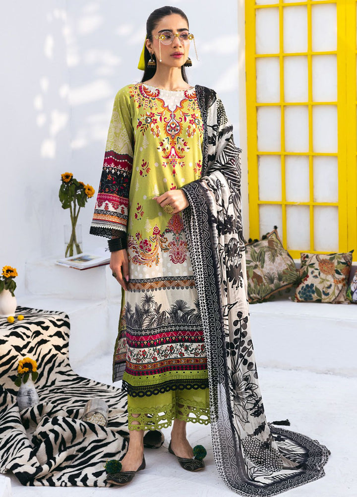 N Girl by Nureh Printed Lawn Suits Unstitched 3 Piece NU24NG NGL-11 - Summer Collection