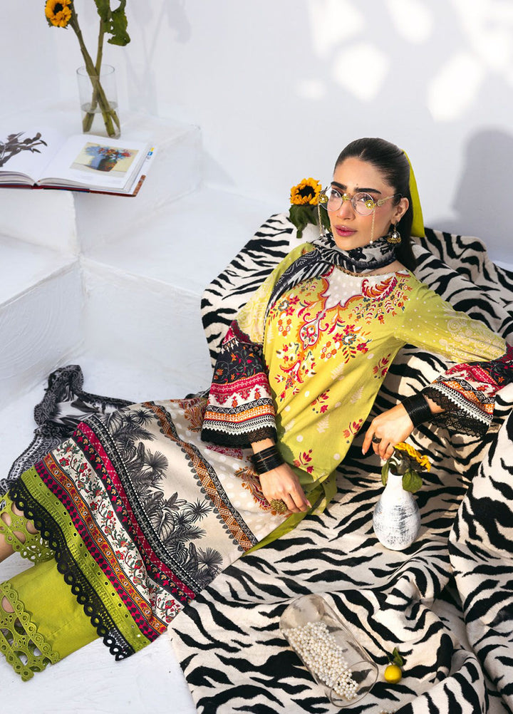 N Girl by Nureh Printed Lawn Suits Unstitched 3 Piece NU24NG NGL-11 - Summer Collection
