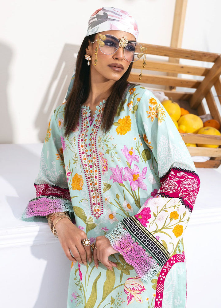 N Girl by Nureh Printed Lawn  Unstitched Kurti NU24NG NGL-04 - Summer Collection