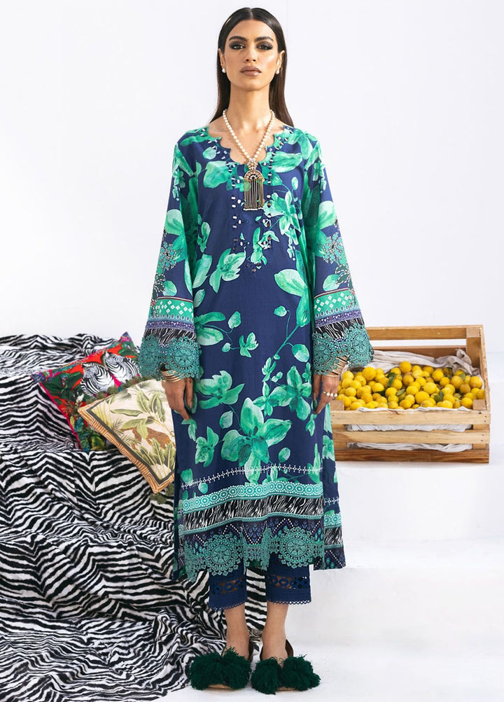 N Girl by Nureh Printed Lawn  Unstitched Kurti NU24NG NGL-06 - Summer Collection