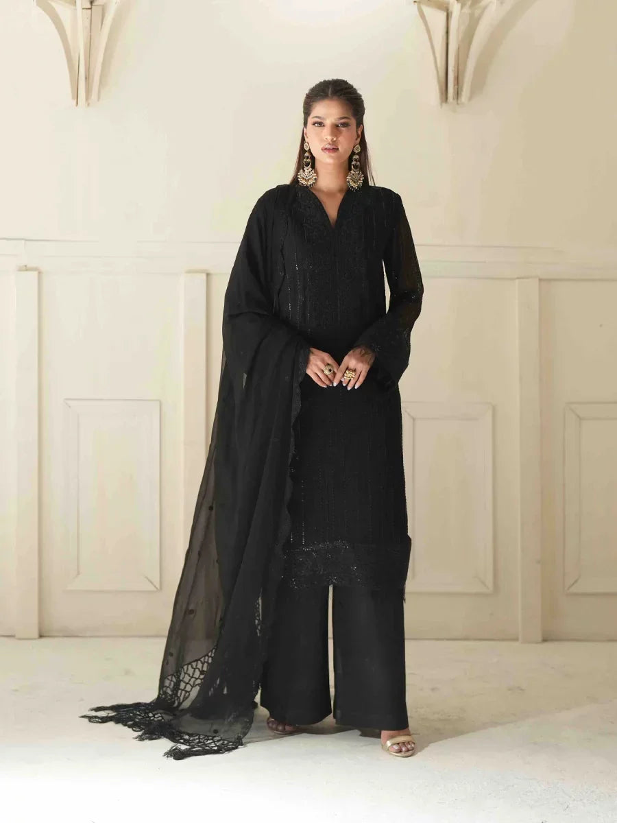 Salitex Unstitched Embroidered Chiffon 3 Piece Suit SUNS8CH501 Festive Collection