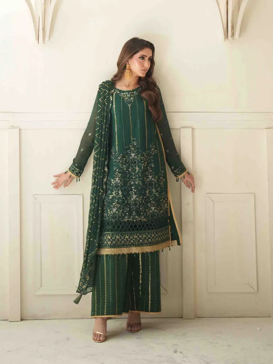 Salitex Unstitched Embroidered Chiffon 3 Piece Suit SUNS8CH512 Festive Collection