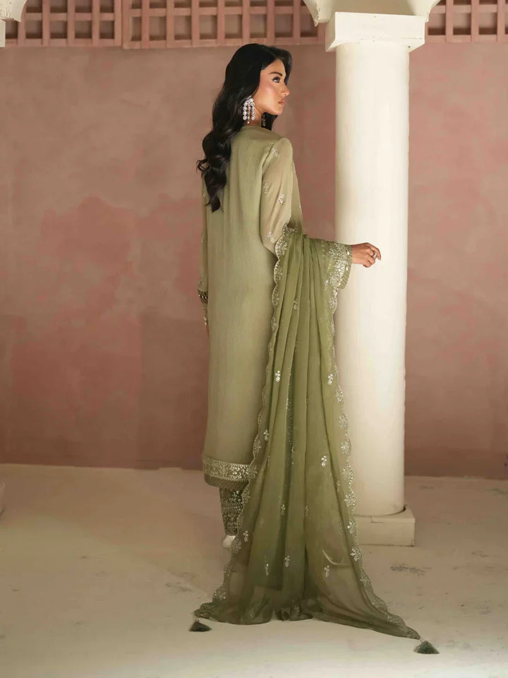 Salitex Unstitched Embroidered Chiffon 3 Piece Suit SUNS8CH513 Festive Collection