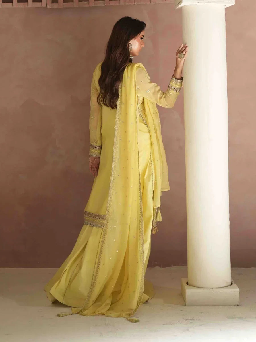 Salitex Unstitched Embroidered Chiffon 3 Piece Suit SUNS8CH520 Festive Collection