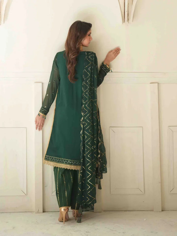 Salitex Unstitched Embroidered Chiffon 3 Piece Suit SUNS8CH512 Festive Collection