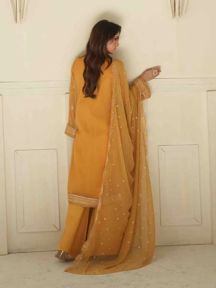 Salitex Unstitched Embroidered Chiffon 3 Piece Suit SUNS8CH518 Festive Collection