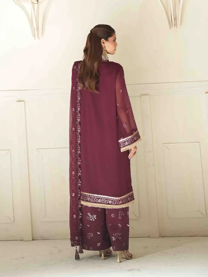 Salitex Unstitched Embroidered Chiffon 3 Piece Suit SUNS8CH508 Festive Collection