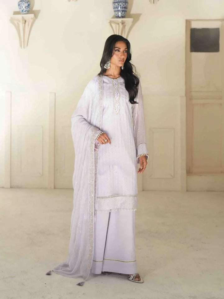 Salitex Unstitched Embroidered Chiffon 3 Piece Suit SUNS8CH502 Festive Collection