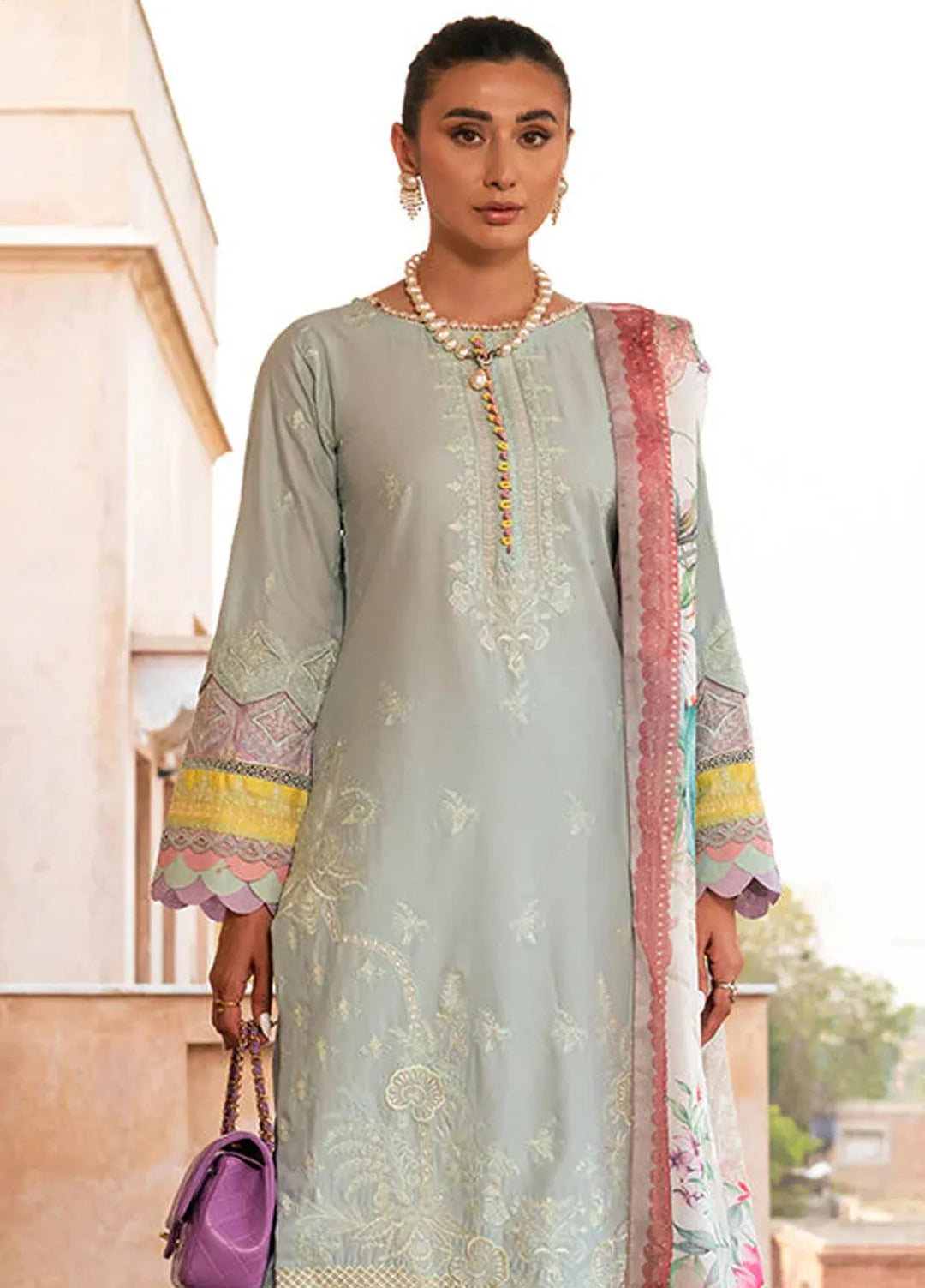 Naayas Embroidered Lawn Suit Unstitched 3 Piece NS24E Camilla - Summer Collection