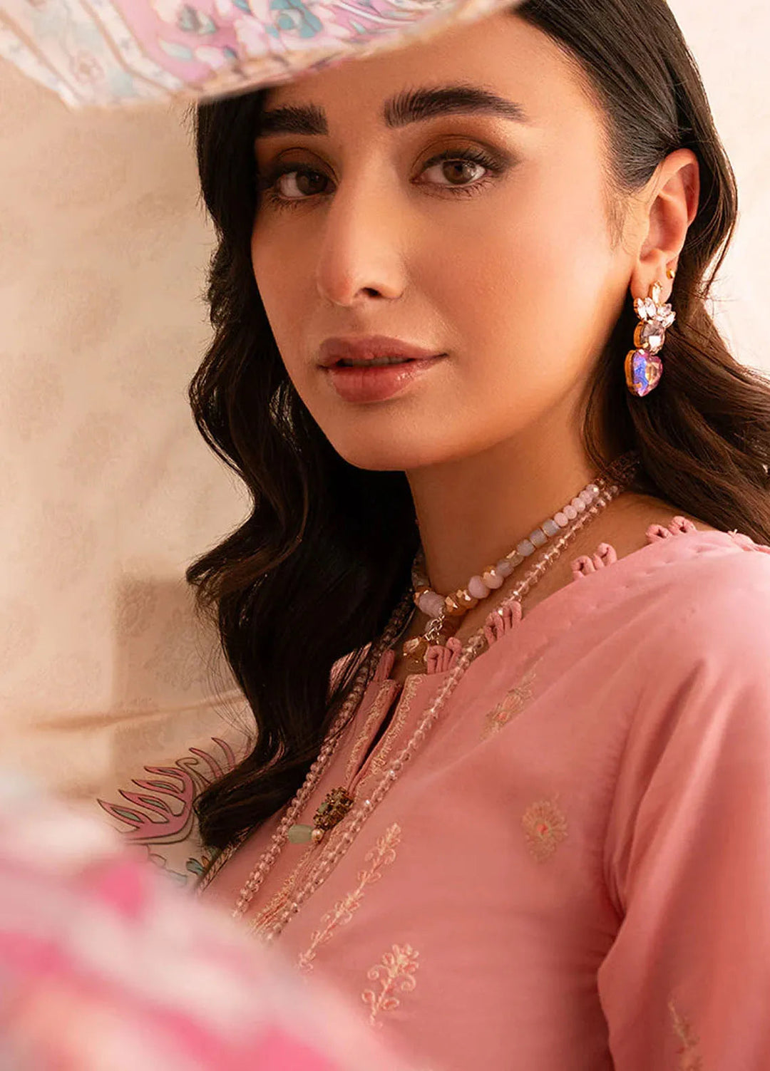 Naayas Embroidered Lawn Suit Unstitched 3 Piece NS24E Misty - Summer Collection