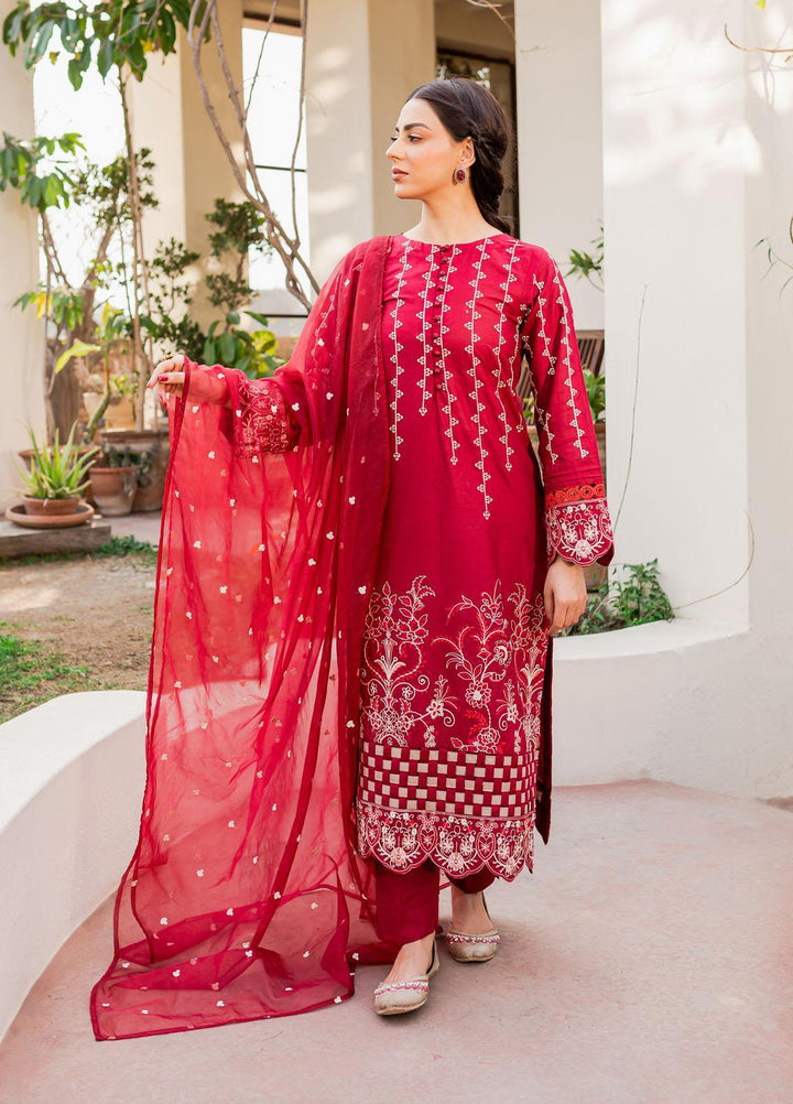 Naayas Embroidered Lawn Suits Unstitched 3 Piece NA23SL Rosa - Summer Collection