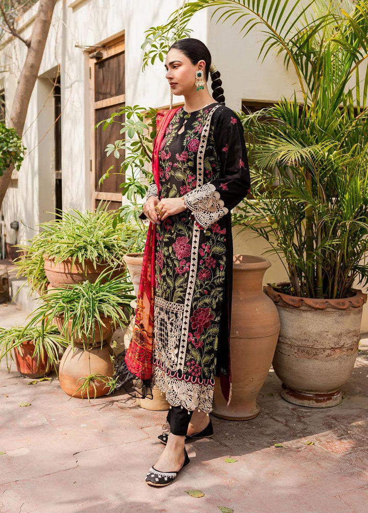 Naayas Embroidered Lawn Suits Unstitched 3 Piece NA23SL Merak - Summer Collection