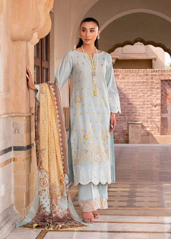 Naayas Pret Embroidered Lawn 3 Piece Suit Daisy