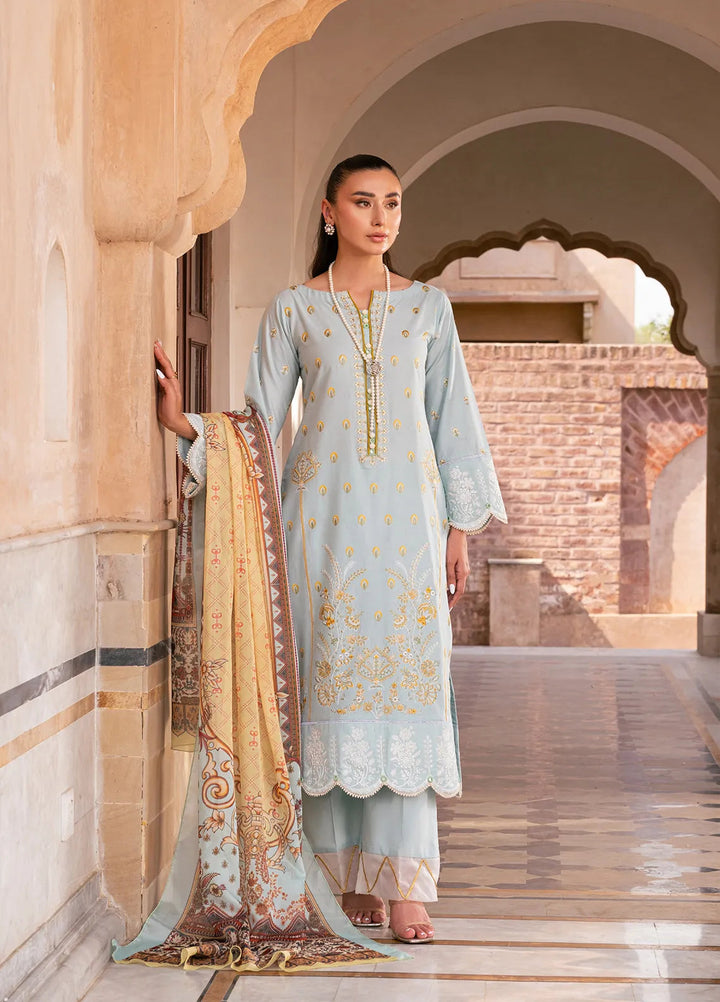 Naayas Pret Embroidered Lawn 3 Piece Suit Daisy