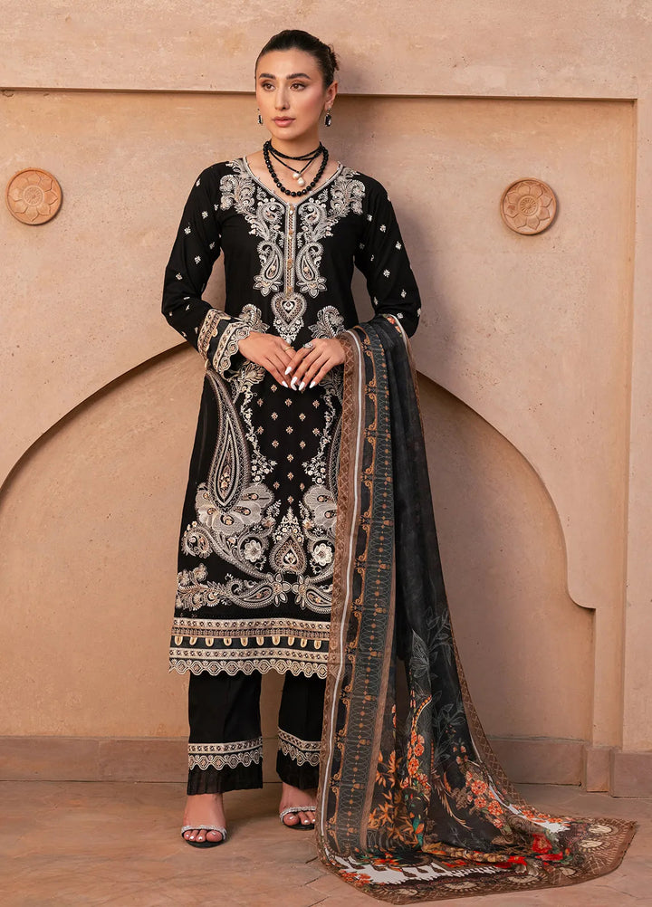 Naayas Pret Embroidered Lawn 3 Piece Suit Gloria