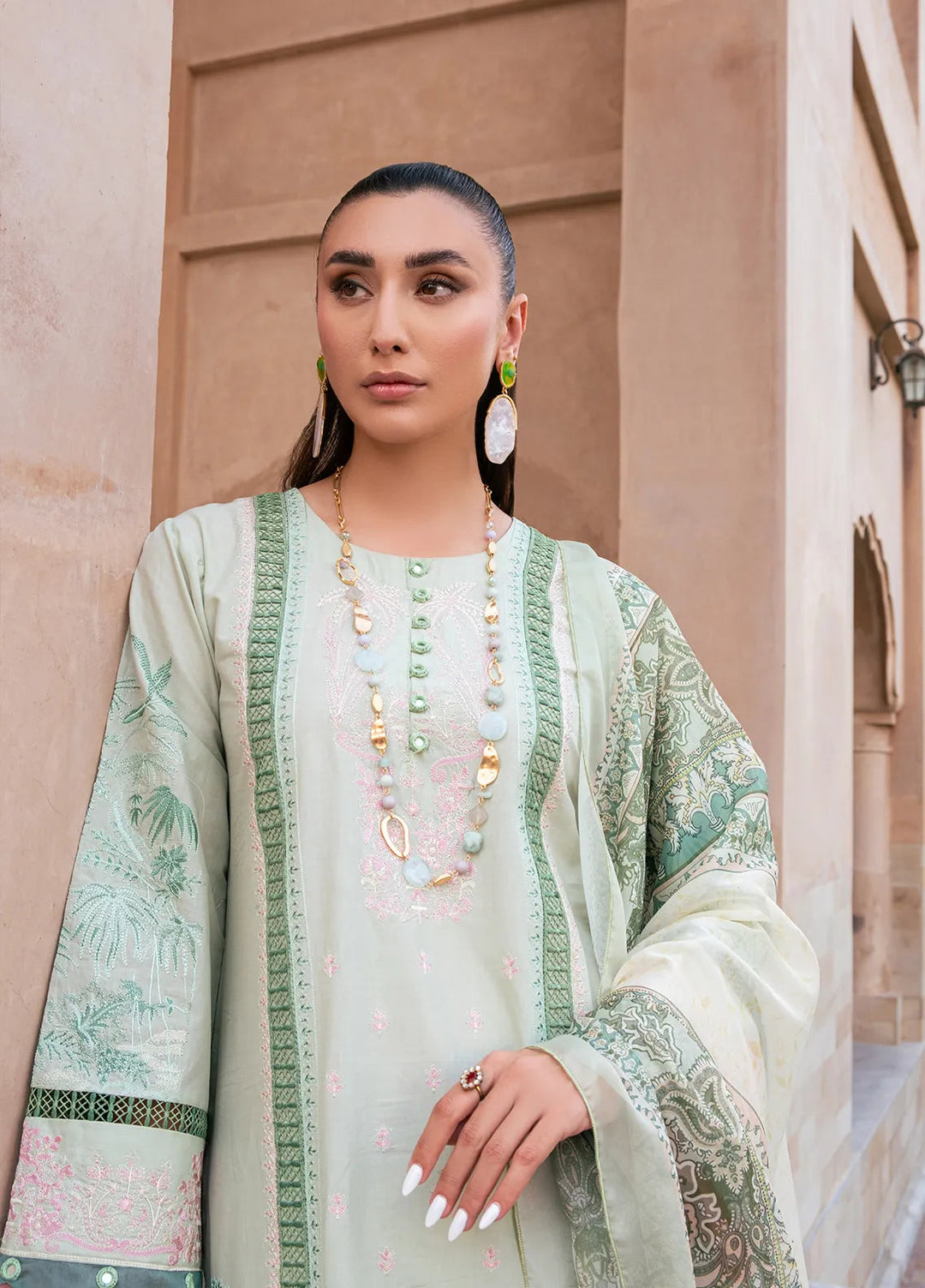 Naayas Pret Embroidered Lawn 3 Piece Suit Maysa