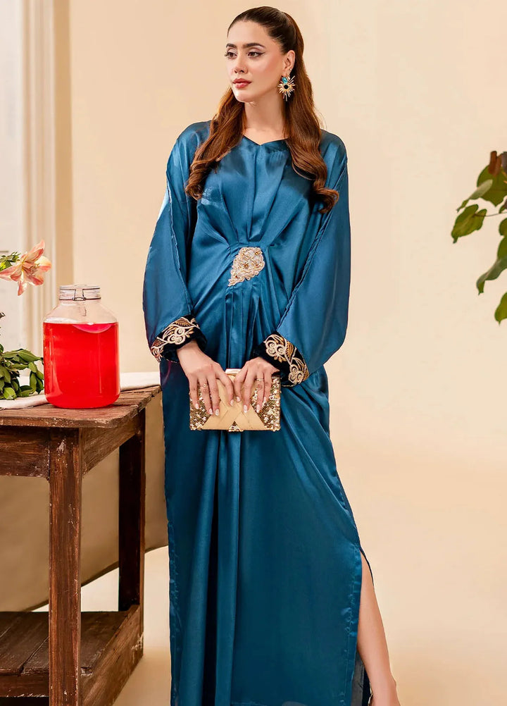 Naayas Pret Embroidered Silk Kaftan Ayra