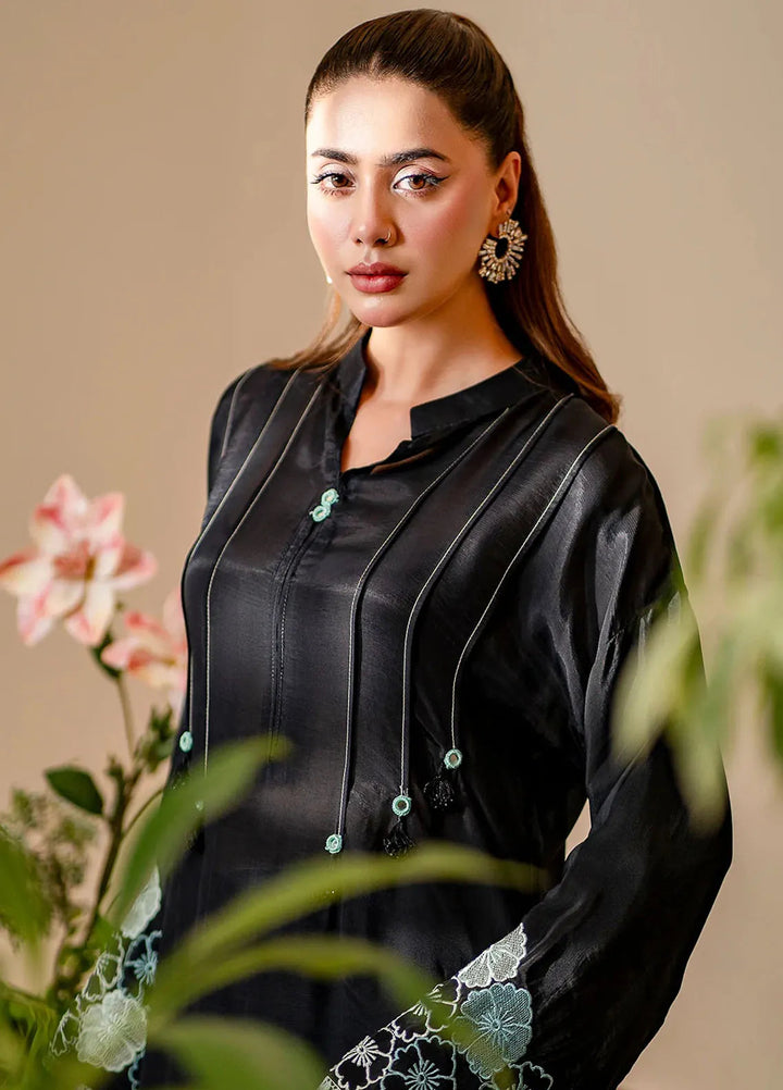 Naayas Pret Embroidered Silk Shirt Dreamy