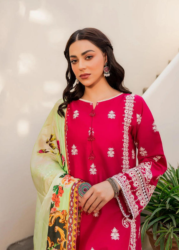 Naayas Embroidered Lawn Suits Unstitched 3 Piece NS23E Amira - Eid Collection