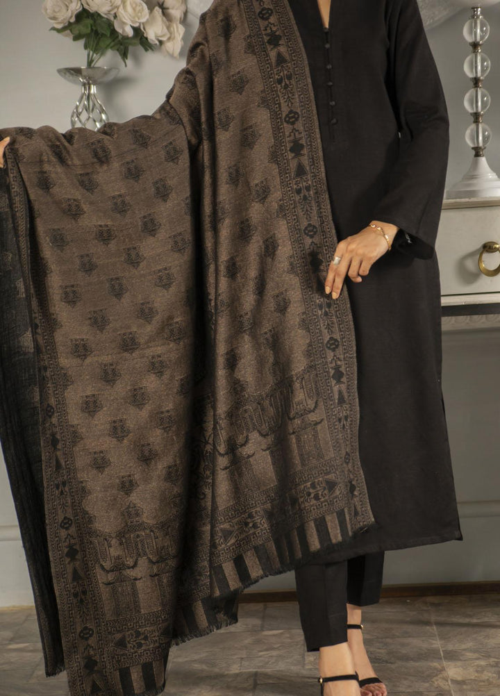 Naaz Couture   Black Pashmina Wool Moonlight shawl - Winter Shawls