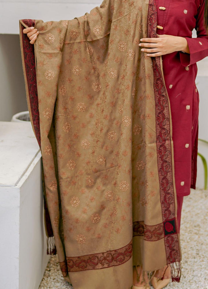 Naaz Couture Embroidered Wool  Shawl 28-Jacquard Acrylic - Winter Wool Shawls
