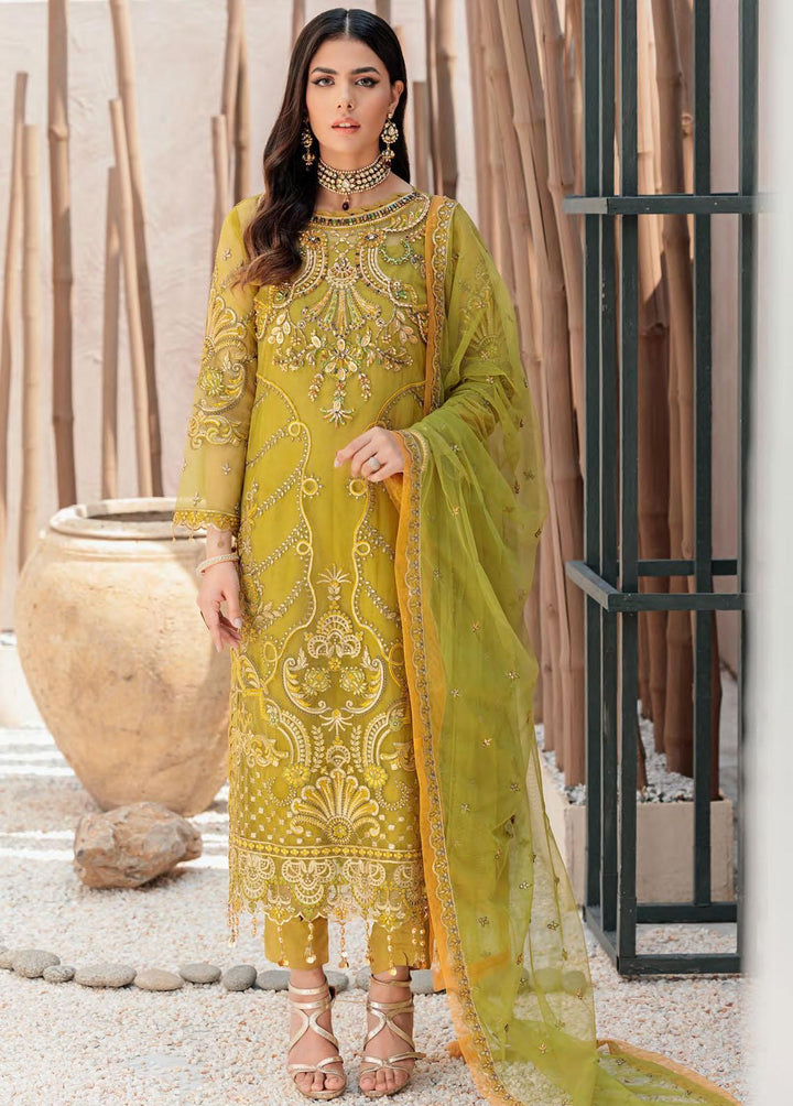 Nafasat By Emaan Adeel Embroidered Organza Suits Unstitched 3 Piece EA22N NF-02 - Formal Collection