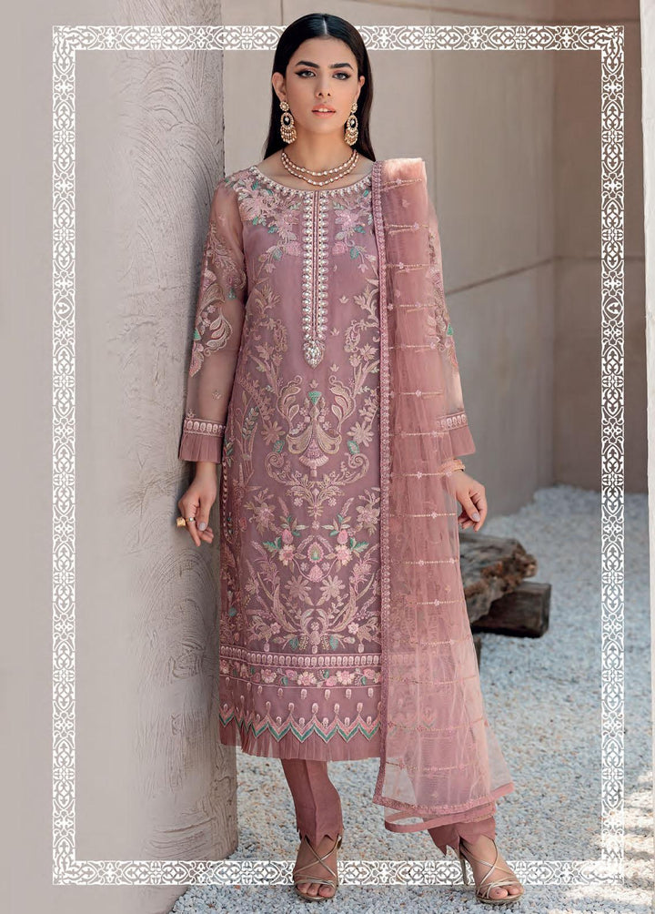 Nafasat By Emaan Adeel Embroidered Organza Suits Unstitched 3 Piece EA22N NF-08 - Formal Collection