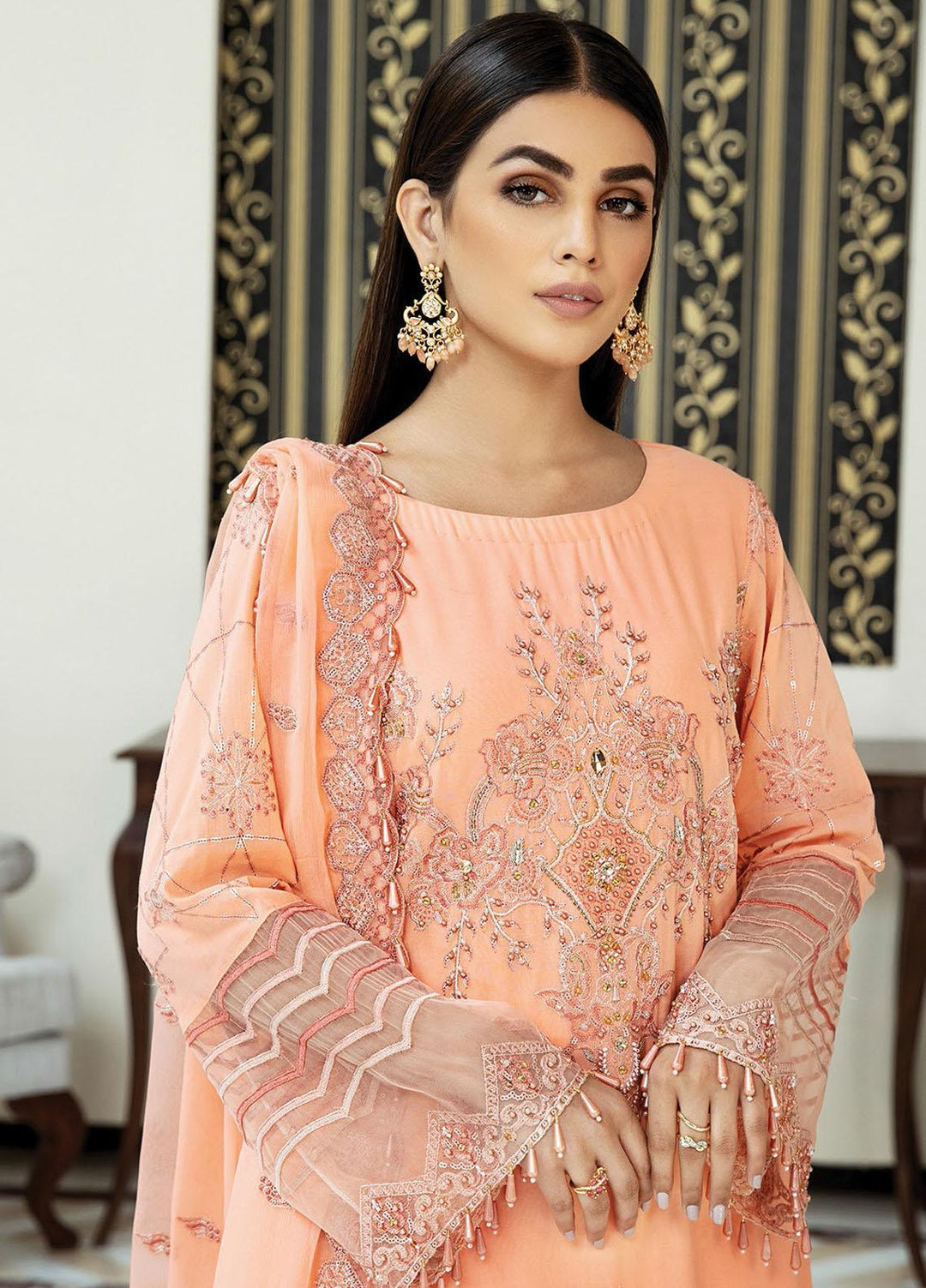 Nafasat by House of Nawab Embroidered Lawn Suits Unstitched 3 Piece HON21NF 02 DANEEN - Luxury Collection