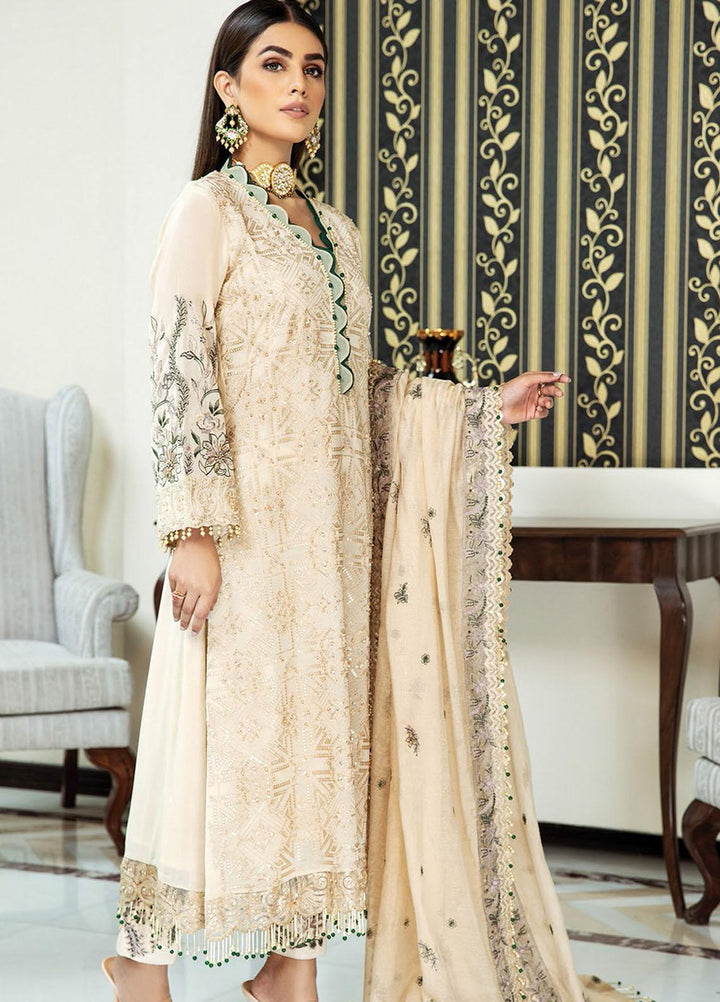 Nafasat by House of Nawab Embroidered Lawn Suits Unstitched 3 Piece HON21NF 04 RAFIQA - Luxury Collection