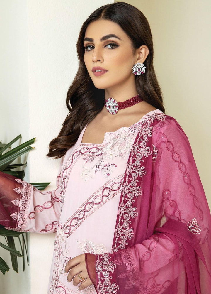 Nafasat by House of Nawab Embroidered Lawn Suits Unstitched 3 Piece HON21NF 06 TAMANNA - Luxury Collection
