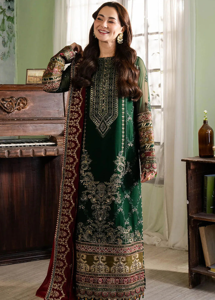 Naina By Imrozia Embroidered Chiffon Suit Unstitched 3 Piece IMP24N I-194 Nafay - Formals Collection