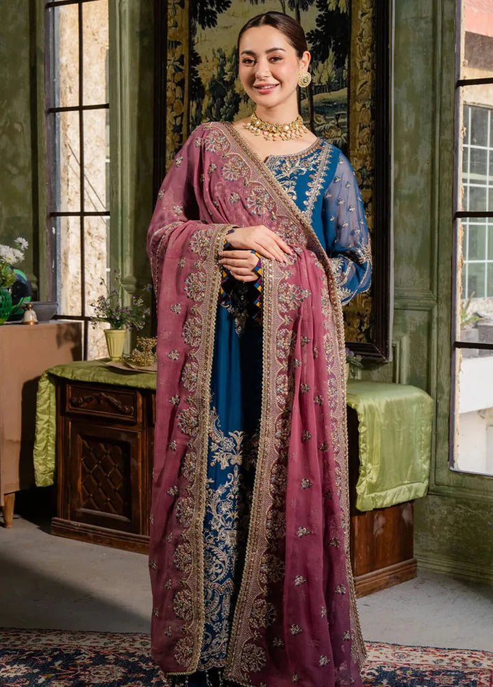 Naina By Imrozia Embroidered Chiffon Suit Unstitched 3 Piece IMP24N I-197 Afsa - Formals Collection